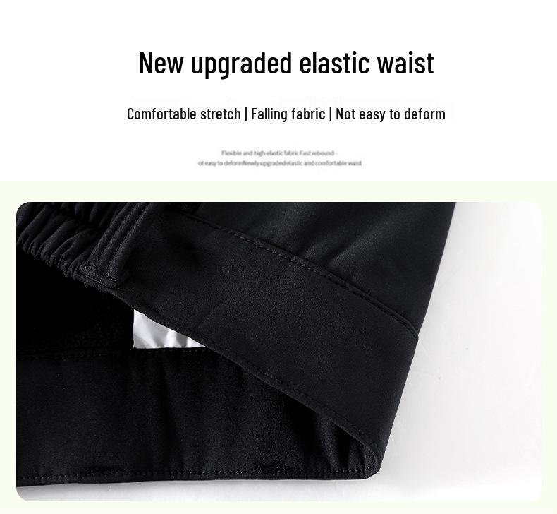 Men's Waterproof Multi-Pocket Cargo Ski Pants - Plus Velvet Warmth, Outdoor Sports / Mountaineering, Straight Leg, Autumn-Winter Long Pants