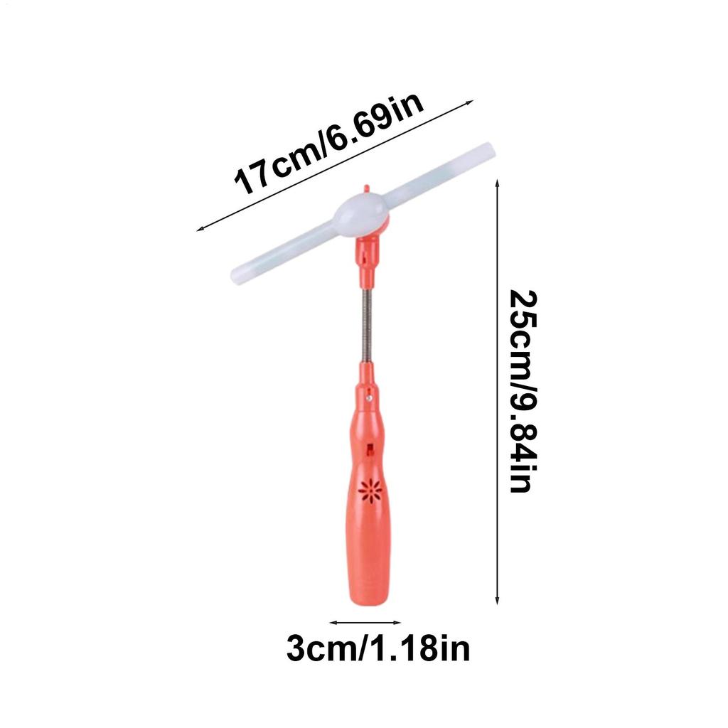 Handheld LED Music Windmill Stick Rainbow Flashing Light Up Rotating Toys Funny Colorful visual effects Plaything for Kids Party