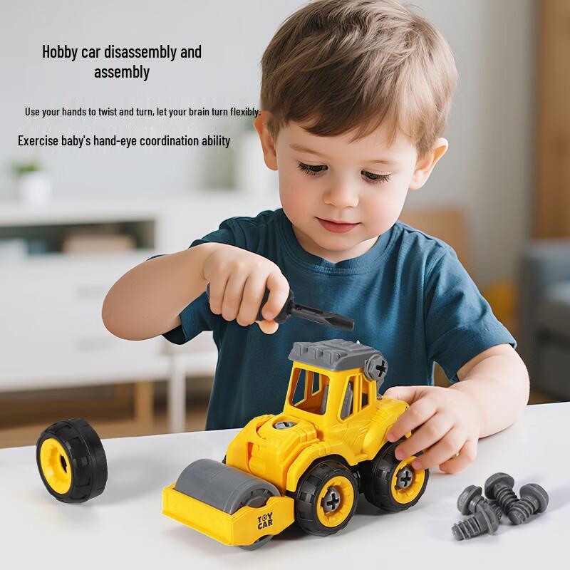 Kids' DIY Inertial Engineering Vehicle Toy Set
