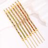 Titanium Steel  High-end Sense, Multi-color Light Luxury Zircon  Does Not Fade, High-value Color Diamond-encrusted  for Girls
