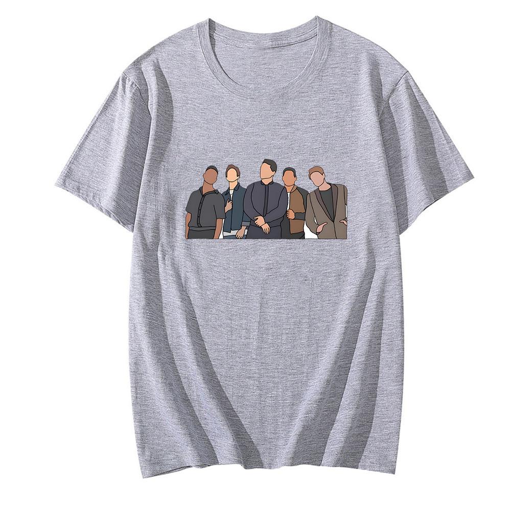 Six60 T-Shirt Cartoon Print Short Sleeve Round Neck Camisetas Comfortable Cotton Casual Tee-shirt Women/men Unisex Clothing