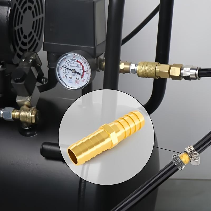 20Pcs Brass Hose Connector, Universal Barb Adapter for Air/Water/Fuel/YouTube Cable - Leak Proof, European and American Thread S