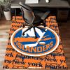 Islanders Hockey Pride Floor Mat for Living Room, Game Rooms, Office, Bedroom, Office Floor Mat Playful Design, Christmas fan gifts