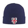 The Emblem of Sardinia Warm Knitted Cap Fashion Bonnet Hat Autumn Winter Outdoor Beanies Hats for Unisex