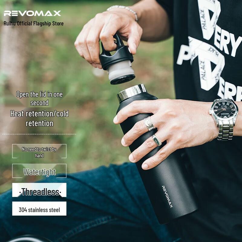 REVOMAX 20oz Threadless Insulated Thermos Cup