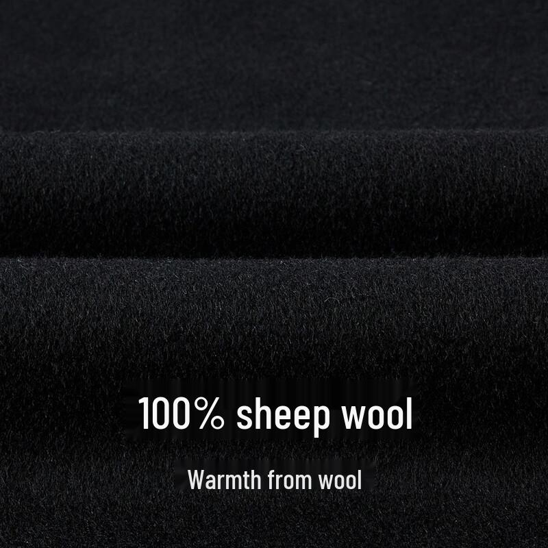 GIOVANNI VALENTINO Men's 100% Wool Lapel Casual Jacket