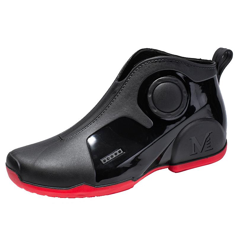Fashion New Men's Outdoor Fishing Shoes Punk Ankle Rubber Boots Waterproof Strong Blocking Water Shoes Kitchen Shoes Size 39-44
