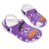White Printed EVA Printed Clogs for Women Men Breathable Lightweight Slip On Casual Shoes Soft Summer Sandals Soft Daily Wear