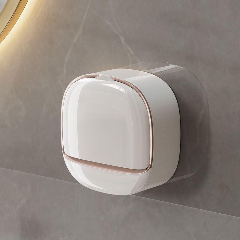 Wall-Mounted High-Grade Drainage Soap Dish for Bathroom and Toilet