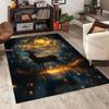 Enchanted Forest Deer Night  Carpet for Living Room Bedroom Bedside Floor Mat Cloakroom Children Play Mat Area Rug Large Size
