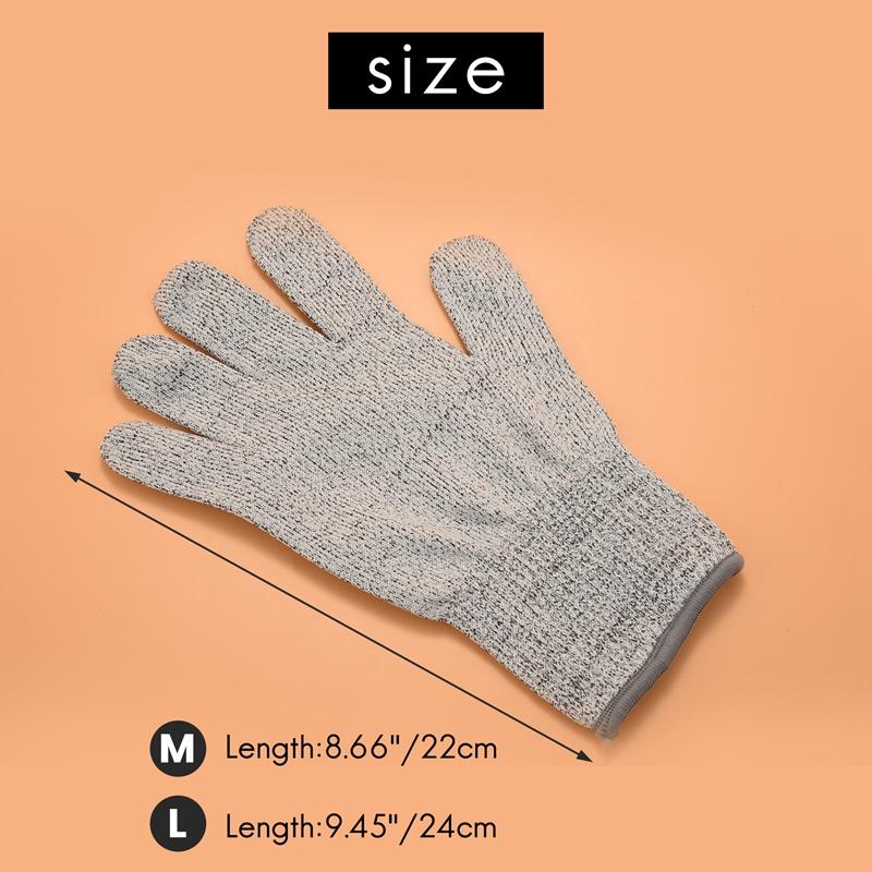 Good-2 Pairs Cut Resistant Gloves Food Grade Level 5 ,Kitchen For Oyster