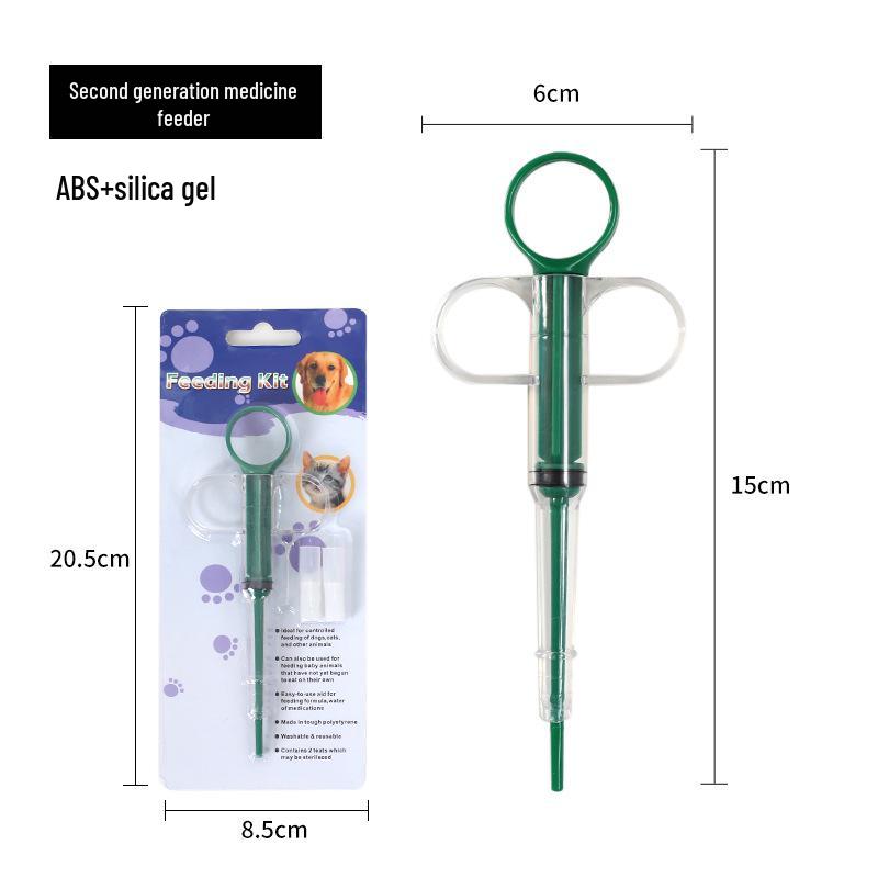 Pet Medicine & Feeder Kit: Kitten Milk Feeder, Dog Feeder, Calcium Tablet Stick, Water Feeding Syringe.