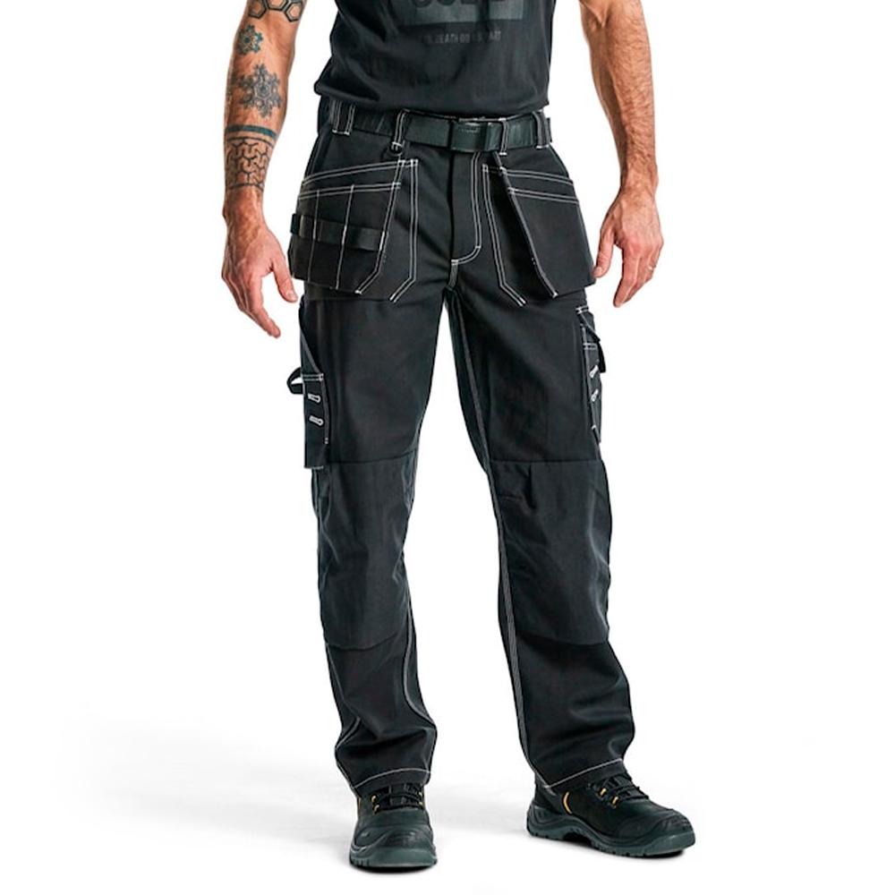 Beullakeuladeo Black Craftsman Trousers (Practical-Type) 1530