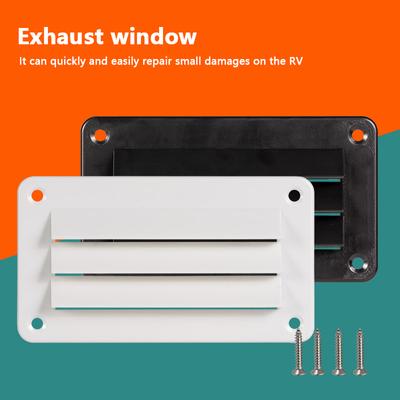 For Boat Yacht Accessories Exhaust Fan Rv Air Vent Louver Professional Bathroom Office Ventilation Outlet Grille Louver