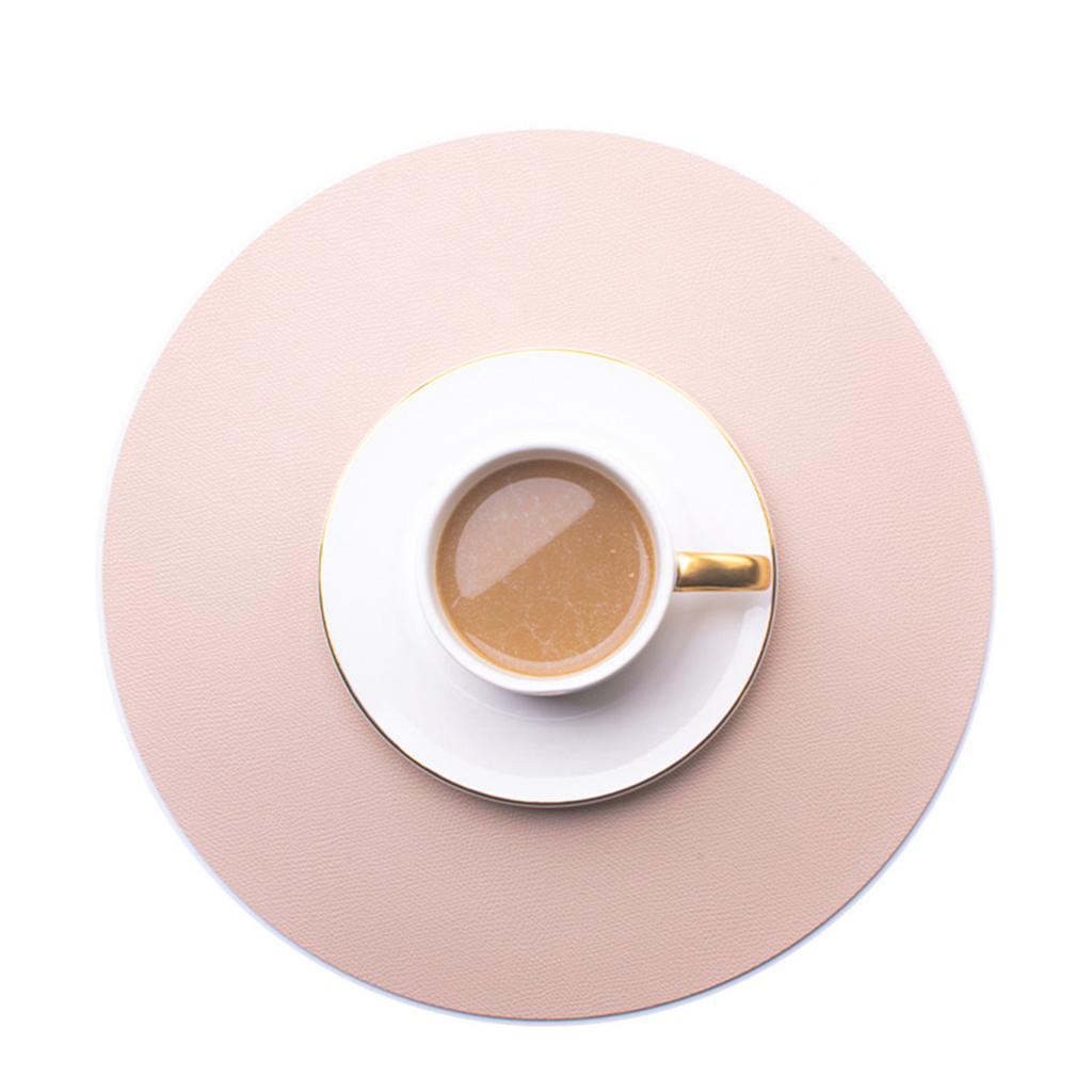 PU Leather Placemat Multipurpose Non-Slip Heat Resistant Table Mat For Home