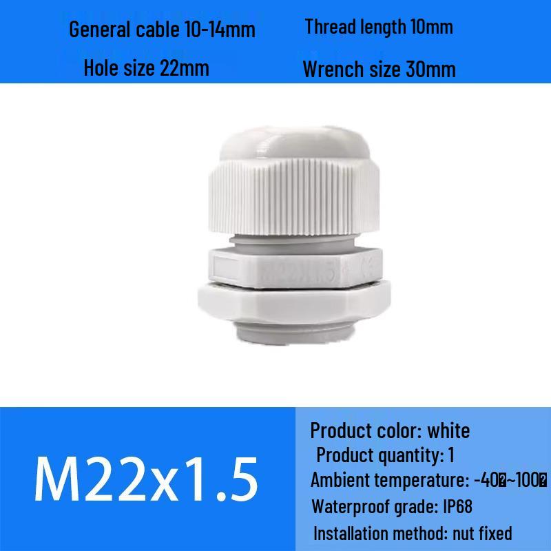 M Series Waterproof Nylon Cable Gland Connector