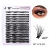 Diy Segmented Fried Hair Single Cluster False Eyelashes 14 Rows Large Capacity Daily Makeup