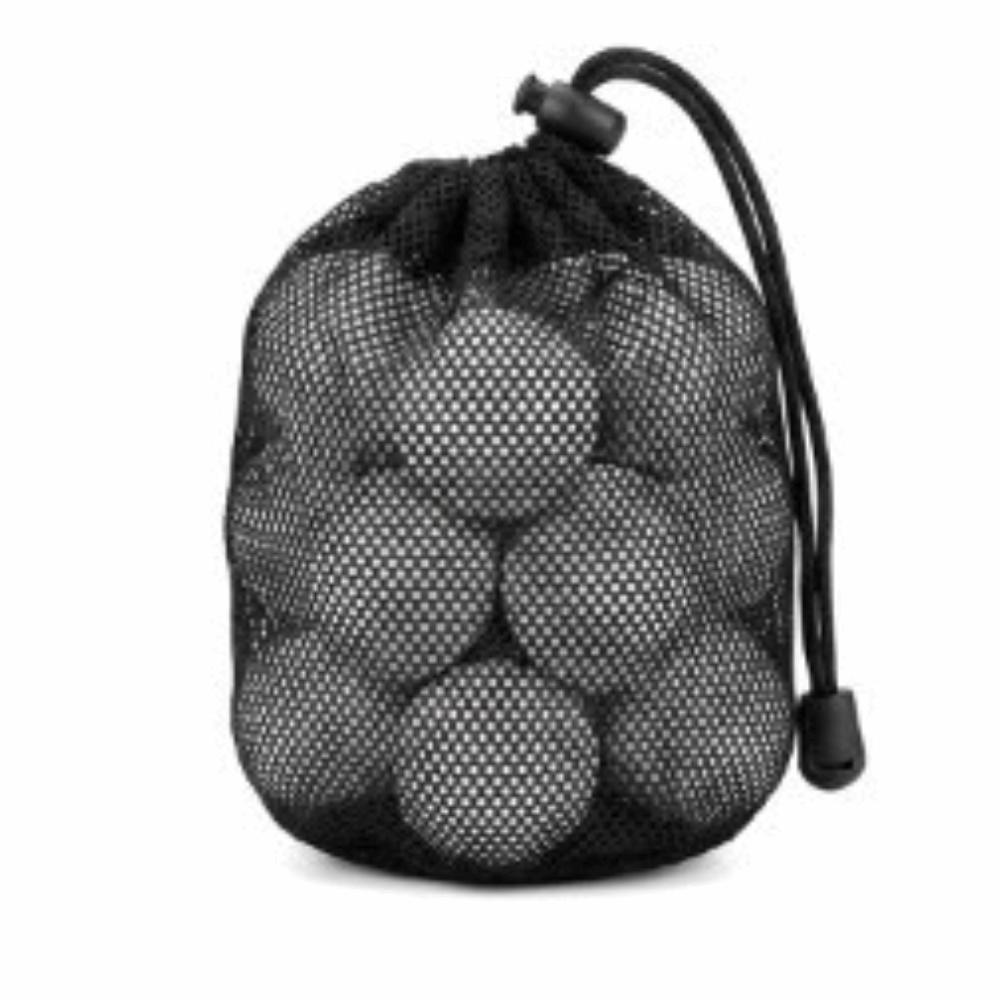 2pcs Durable Nylon Golf Ball Mesh Bag Adjustable Drawstring Equipment Storage Bag  Outdoor Sports 2-Pack,S