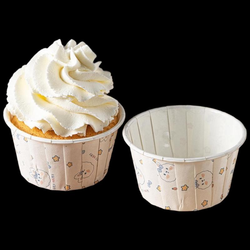 Meidi Cute Rabbit Rolled-Edge Paper Muffin Cups