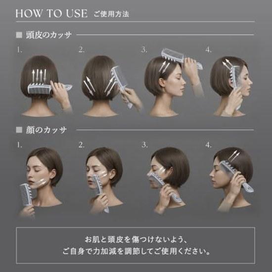 LOVECHROME (R) F Scalp Kassa Silver Care Beautiful Hair Comb Smooth