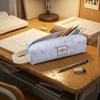 Korean Style Small Flower Print Pencil Case Large Capacity Pencil Pouch Pen Box  Home Use