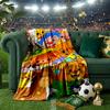 Happy Plim Friends Blanket Flannel Throw for Sofa, Indoor, Camping, Living Room, Office, Chair, And Bed Soft Birthday Gift