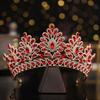 Luxury Zinc Zinc Alloy Princess Crown Sparkling Bridal Headwear Trendy Women Hair Hoop  Stage Performances