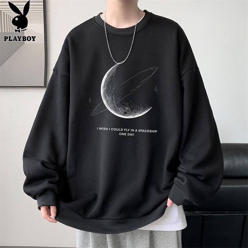 PLAYBOY Men's Casual Crew Neck Sweatshirt