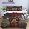 Atlanta United FC Pattern Bedding Home Decoration Birthday Gift (1 * duvet cover + 2 * pillowcase, without core)