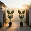 - Moldar Plantas, Plantas Verdes Artificiais, Adequadas Para Decoração de Varanda de Páscoa ao Ar Livre Interior