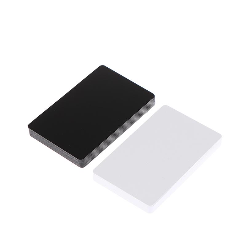 5/10 Pcs Nfc215 Black White Cards Rewritable Nfc Nt-Ag215 Pvc Cards Blank Easy Convenient Programmable Nfc Business Card