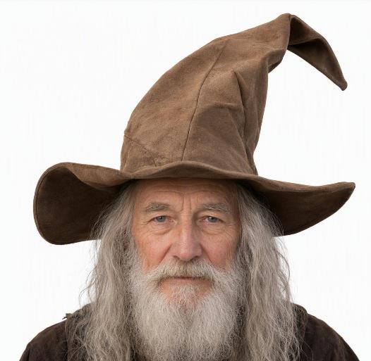 Halloween Gray Wizard Wig Beard Clothes Set Hobbit Gandalf Clothes Hat
