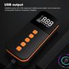 Tire Inflator Portable Air Compressor For Car With Auto Shut-off Bicycle Pump With Digital Pressure Gauge And Emergency Light
