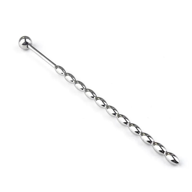 Male Stainless Steel Urethral Plug Urethral Dil Sounding Penis Plug Urethra Stimulate Dilator Masturbation Rod Sex Toys For Men