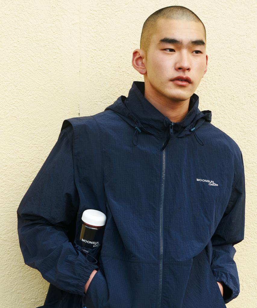 Moonsun M.C Unisex, Wind Breaker Jacket / Navy