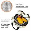 Cartoon Panda Playing With Mobile Phone Insulated Lunch Bag for Women Kids Portable Food Boxes Thermal Lunch Box Tote