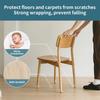 8pcs Diagonal Chair Leg Protectors Foot Covers Flexible Multifunctional Thick Wrap Felt Pads Protect Wooden Floors