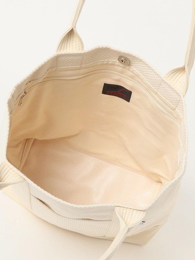 Beams Japan: Sasicco OBI Tote Bag, Off-White
