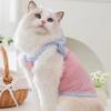 Breathable Summer Puppy Clothes Heart-shaped Print Pet Costume Sweet Cute Dog Vest  Spring Season