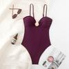 Fashion Strap Slim Fit Backless One Piece Bikini Swimsuit For Summer Beach