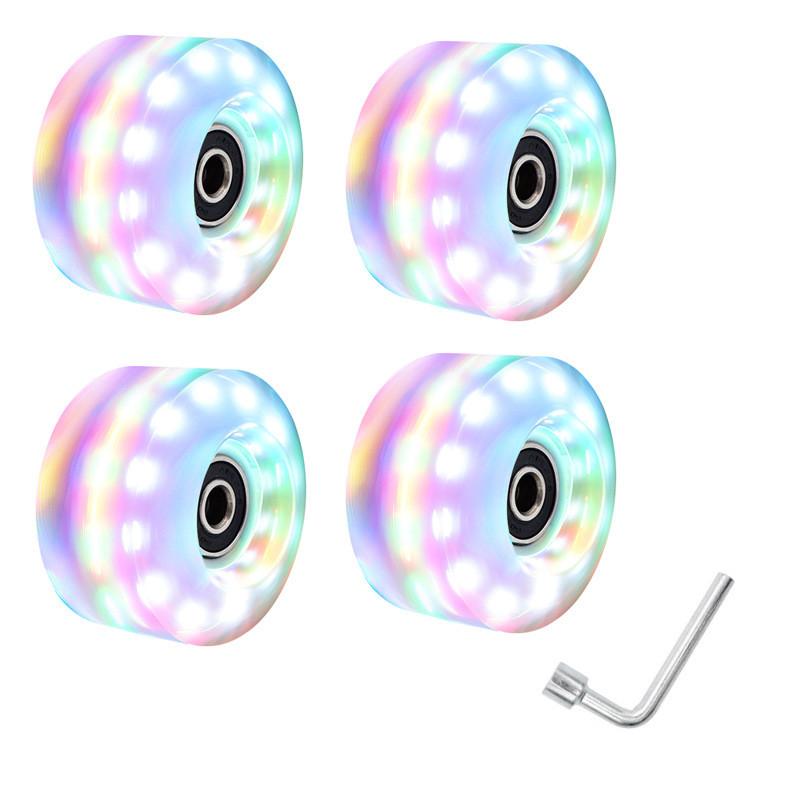 Led Light Roller Skates With Double Row Pu Wheels For Indoor And Outdoor Use