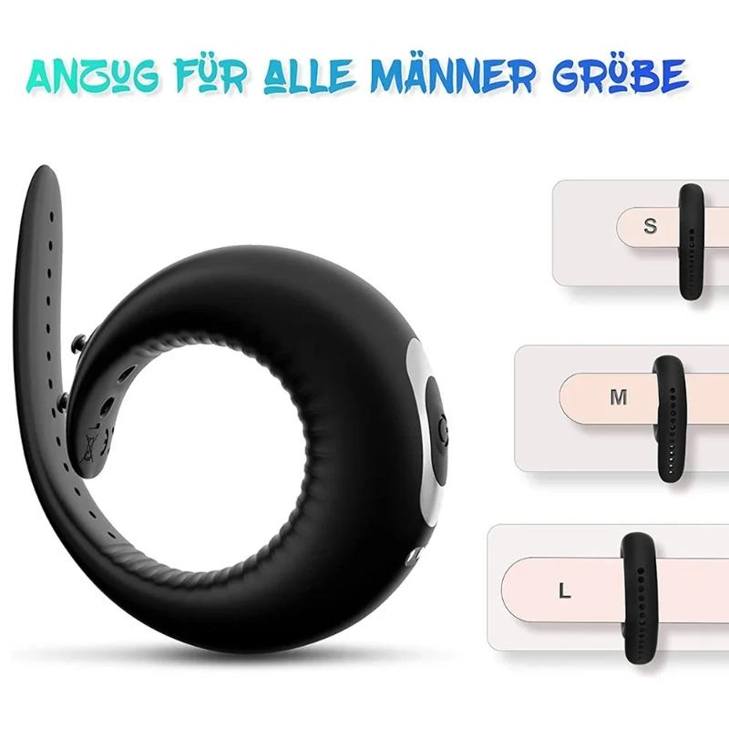 Strong Vibrating Cock Ring for Men – Delay Ejaculation & Enhanced Stimulation | Couples Sex Toy | 18+ Adult Pleasure Ring