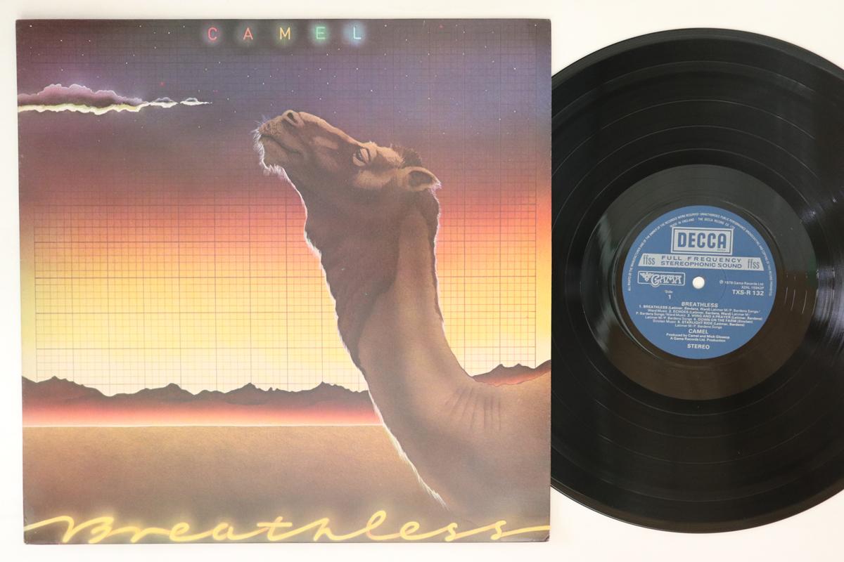 

LP Record CAMEL - Breathless TXSR132 DECCA 1978 UK Rock Used