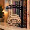 Miniature Book Shape Metal Bookshelf Sign Rustic Reading Nook DIY Tag Holder  Dorm
