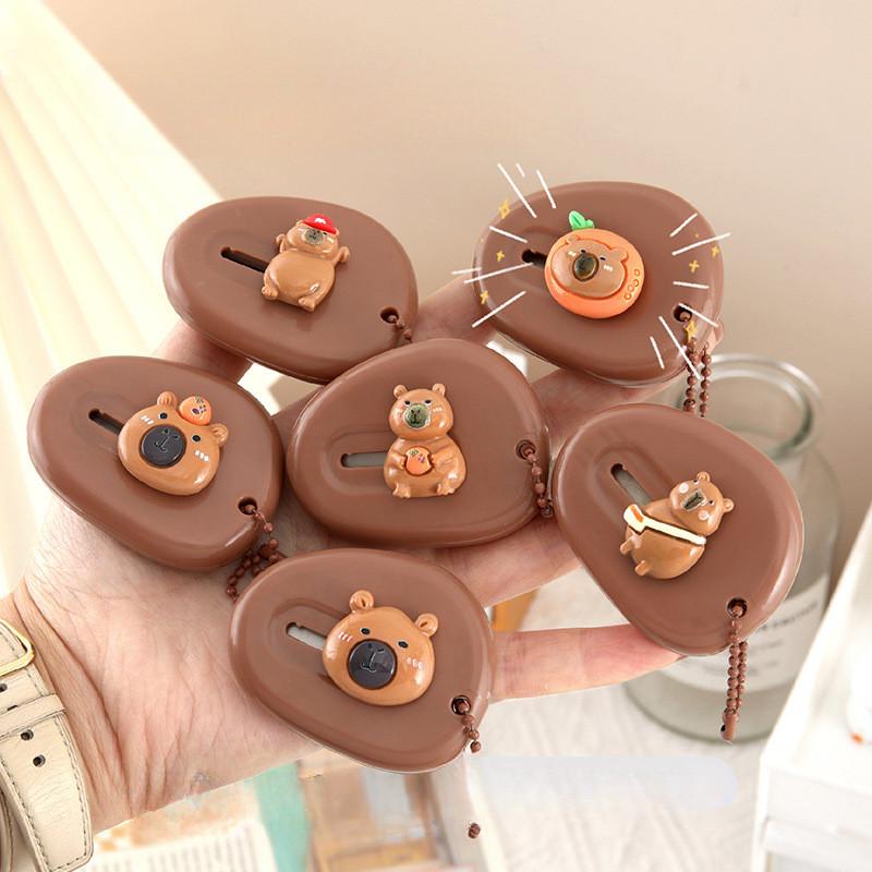 1PCS Cute Cartoon Capybara Art Knife Mini Small Student Paper Cutter Portable Unboxing Knife