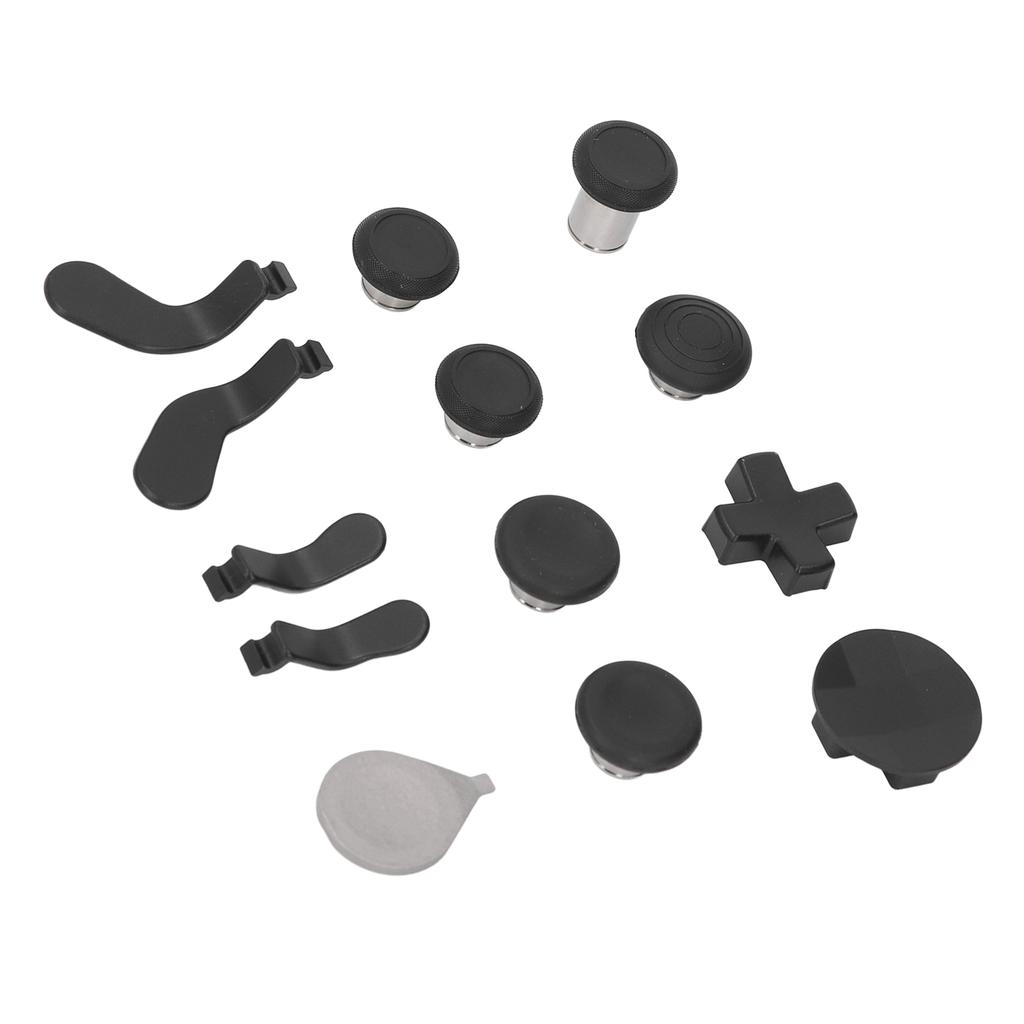 Game Controller Thumbsticks Component Pack Black with Carry Case Charging Dock 4 Paddles 2 D Pads for Elite Controller