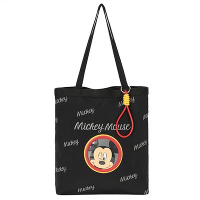 MEGOS Disney Popular Character Lesson Licensed by an Authorized Chip and Shoulder Strap Tote Canvas Eco Handbag [Notre] Bag, Distributor, Dale/Mickey