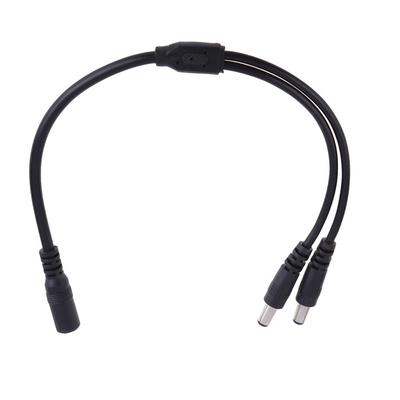 1-10pcs 1 DC Female To 2/3/4/5 Male Plug Power Cord Adapter DC Connector Cable Splitter LED Strip Lights CCTV Security Camera