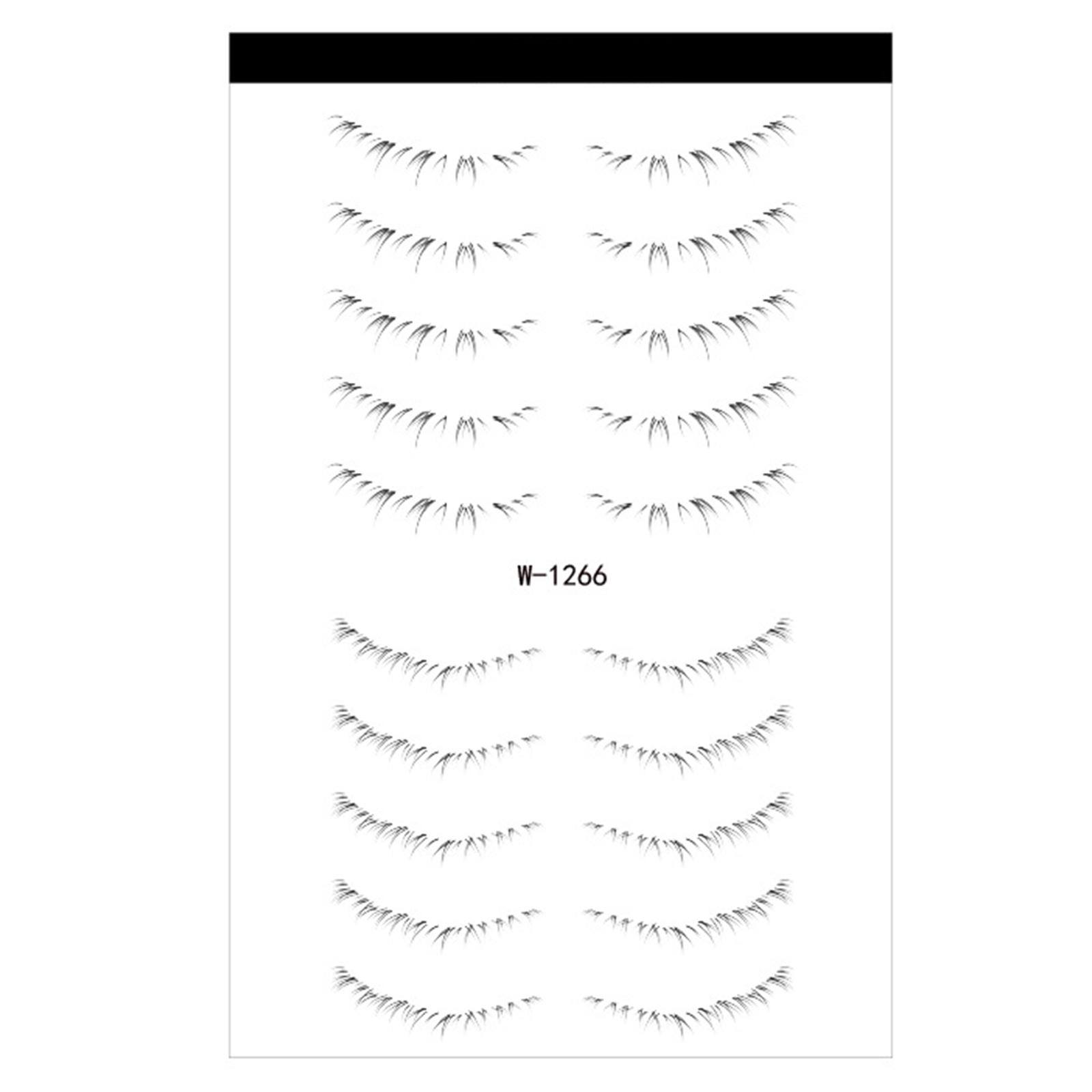 

Нижняя ресница татуировки патч плоский ленивый макияж инструмент увеличить ваши глаза симметричные ресницы одноразовые татуировки наклейки инструмент I