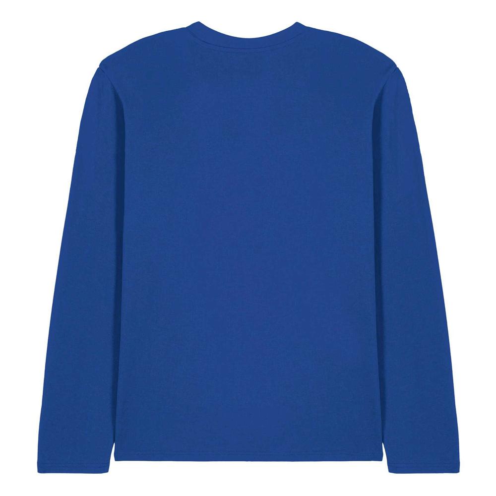 Sesame Street Unisex Adult Cookie Monster Face Long-Sleeved T-Shirt